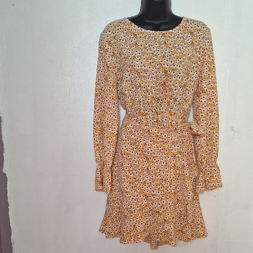Floral Long Sleeve Dress